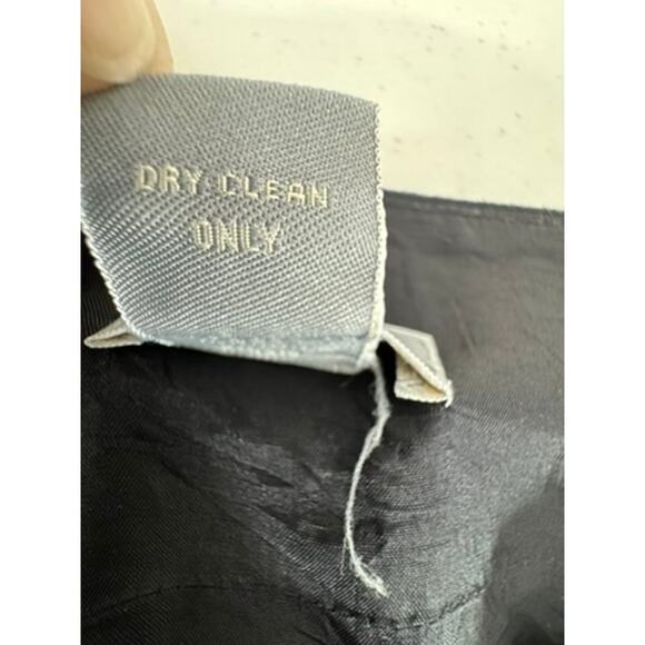 "Bass" Black Pencil Skirt SZ 6 Lined Side Zip Y2K Vintage Work Office Secretary - Picture 5 of 6